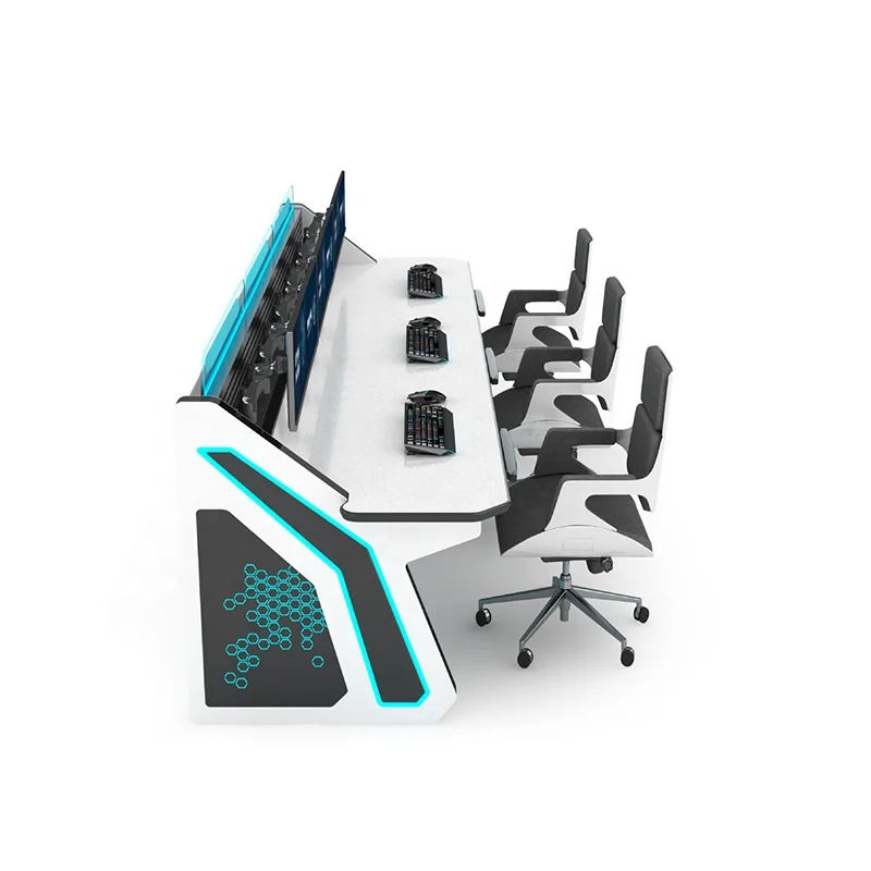 Kehua Fuwei Ergonomic Design for Long-term Comfort Configurable Layout Options Dispatch Center Desk Control Room Desk