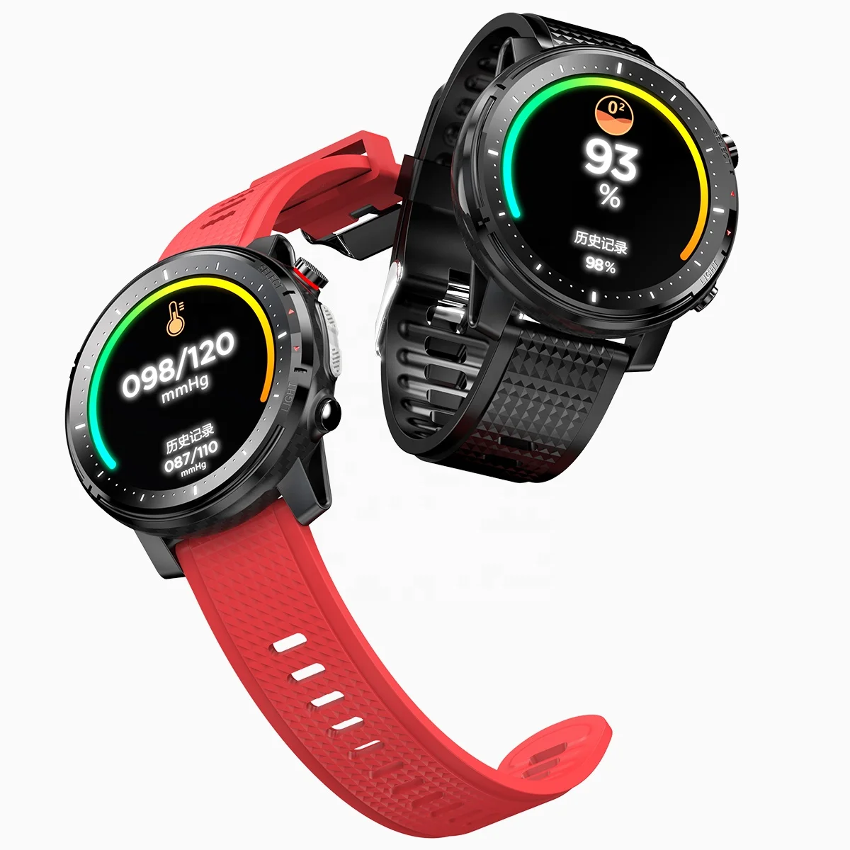 
Customized cheap waterproof hd screen smart watch in round shape with calling system and camera 