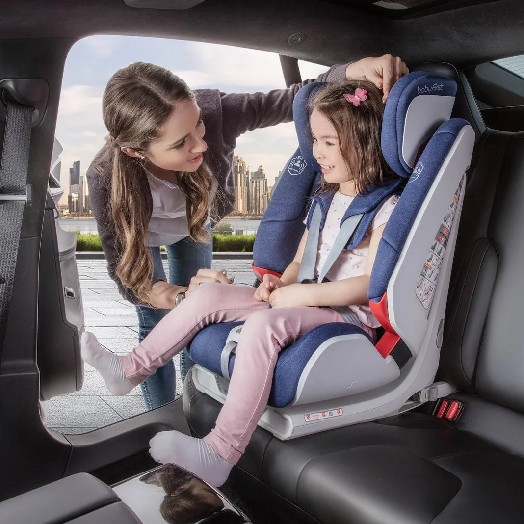 
Reclining Black Group I+II+III With Isofix Adjustable Headrest Baby Car Seats R501B 