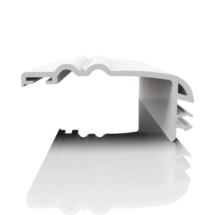 60# Rounded Series Factory Direct Price New Design Upvc Conch Lead Free Rectangular Pvc Chamfer Polish Plastic Extrusion Profile