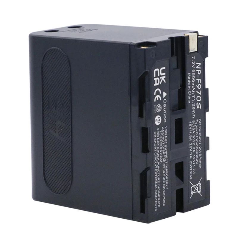 7 2 V 9900mAh высокой TF карта с фактическим объемом NP-F970S батареи для камеры SONY HXR-NX5C NX5R NX3 и LED видео