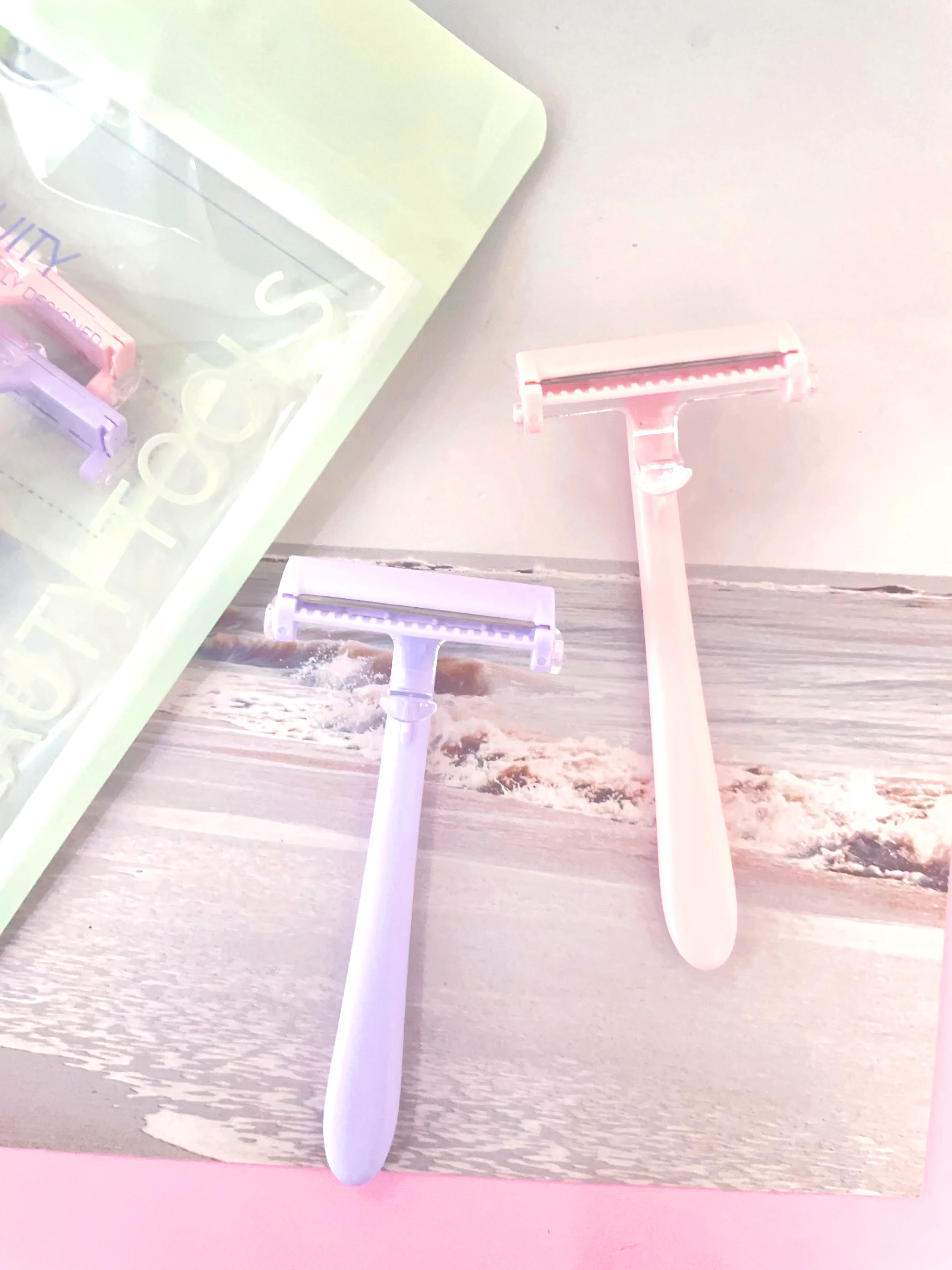 Wholesale Portable Face Razor for Women Comfortable Remover Armpit Razor Stainless Steel Macro blade Armpit hair knife