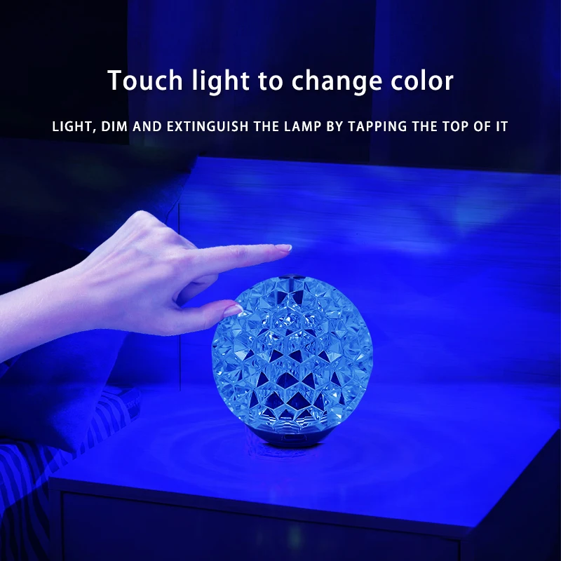 Led little Magic ball Led Stage light Party Sound control Mini Effects USB ball DJ light Disco crystal touch