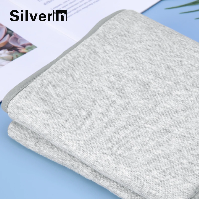 New product summer organic cotton EMF protection shielding wifi baby blanket with silver fabric