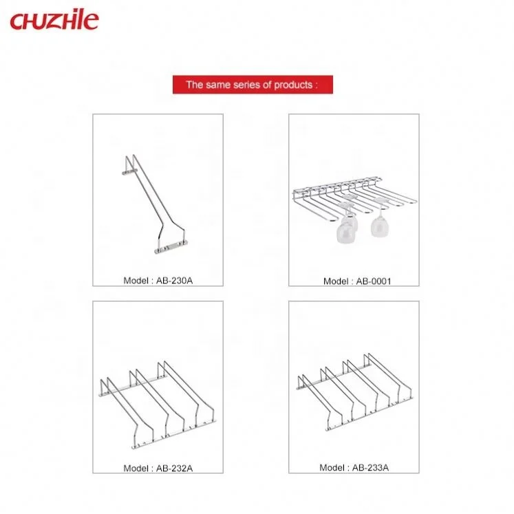 Hanging Double Row Goblet Wine Glass Holder Rack Red Wine Stemware Storage Metal Iron Rack