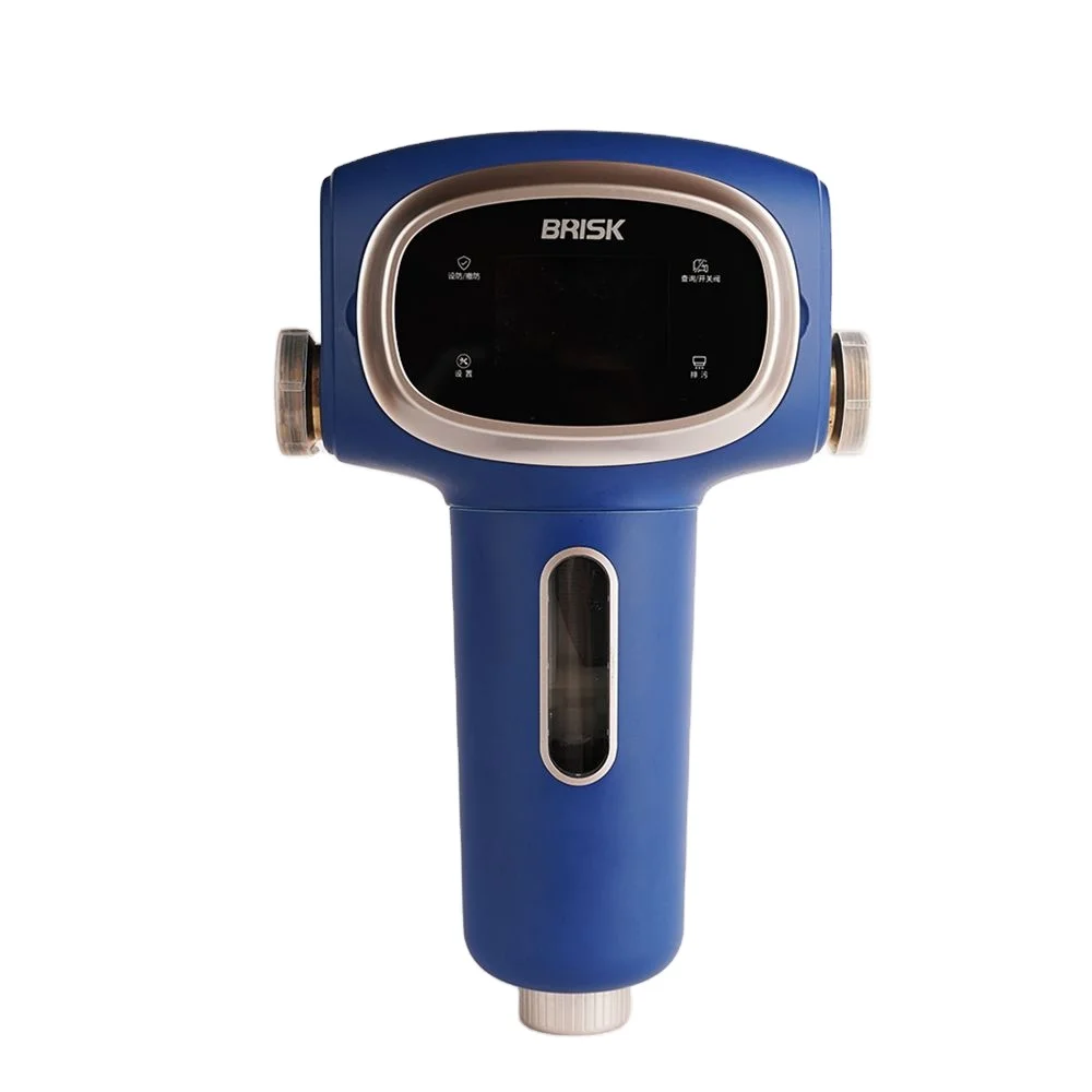 BRISK compact inline automatic filter combine water leak detection sensor system for house water treat first stage