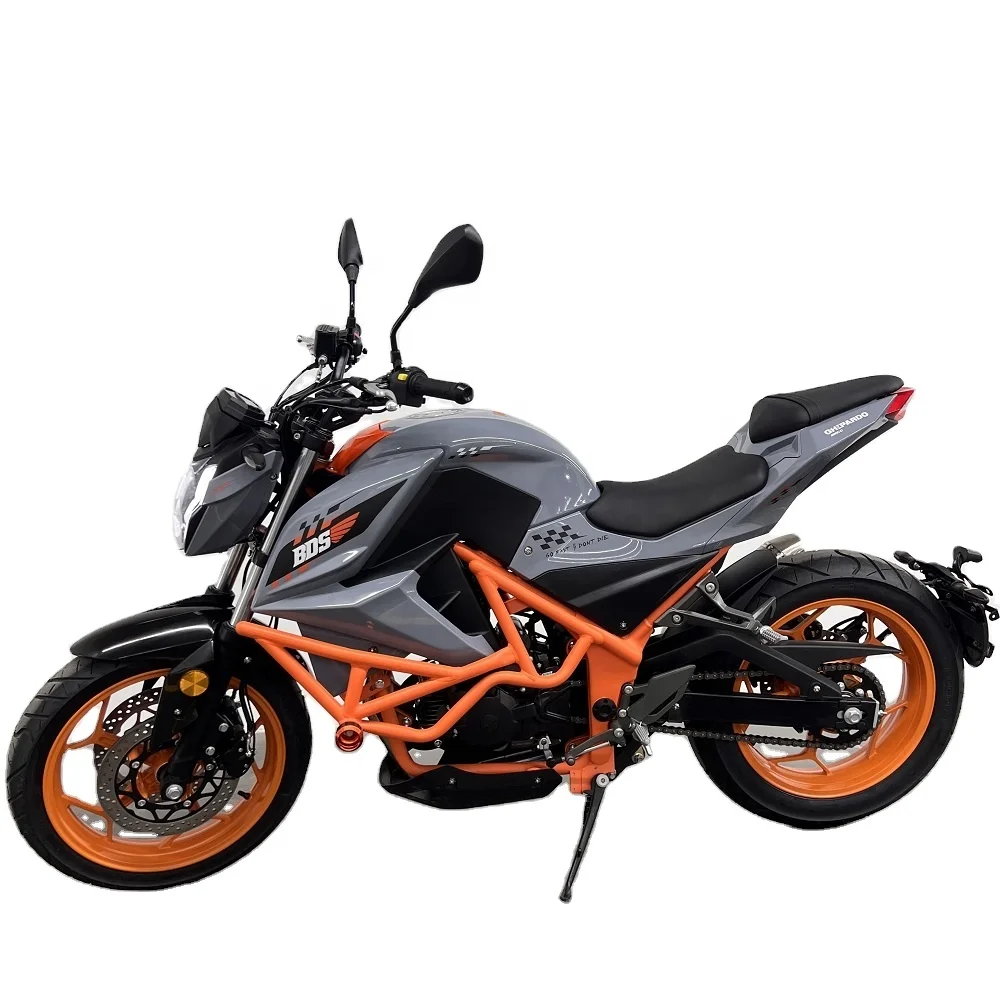 E-RACING MOTORCYCLE F-Double Disc/R-Disc Hydraulic 5000W MOTOR POWER 110km/h HIGH SPEED 120KG WEIGHT