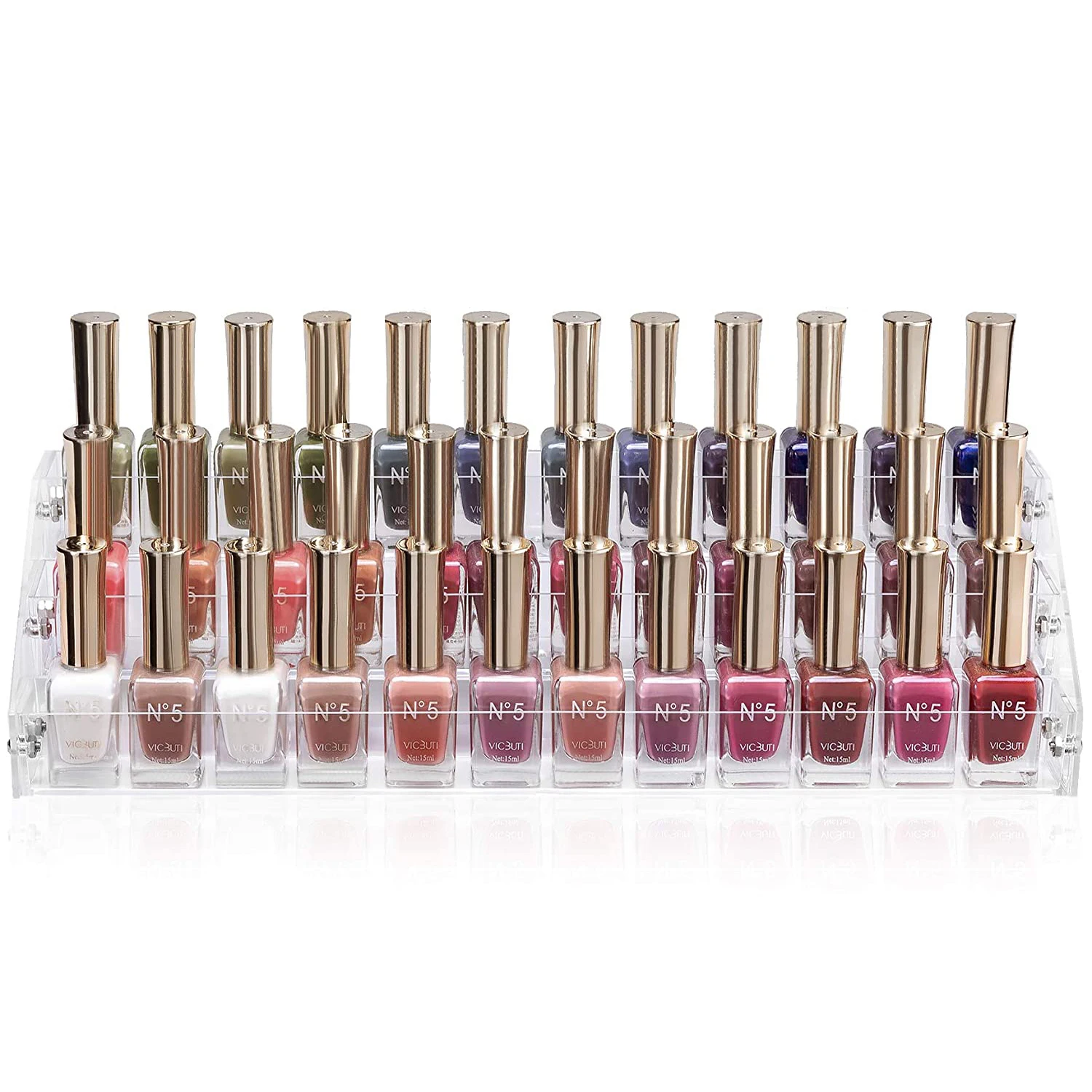 
Clear Acrylic Nail Polish Organizer Acrylic Display Rack 