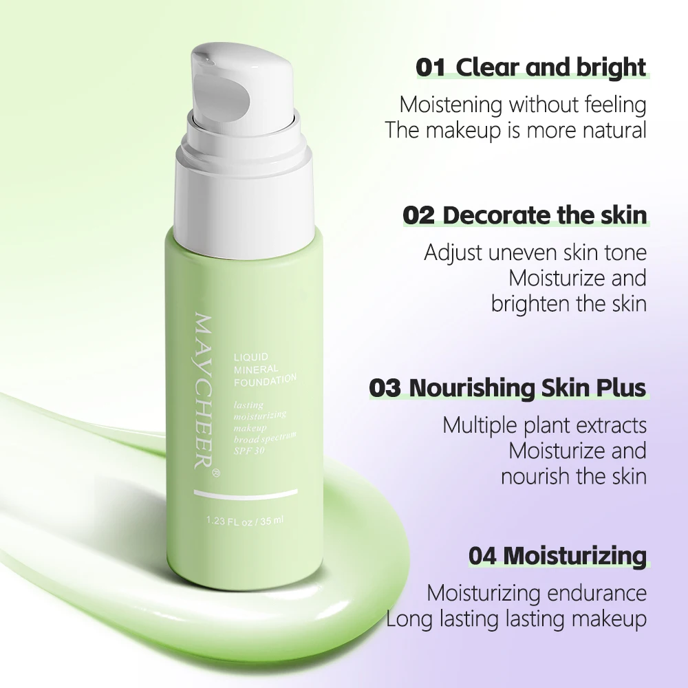 Maycheer Cosmetics Illuminating Face Primer Hydrating Lightweight Long Lasting Natural Face Base Primer Makeup