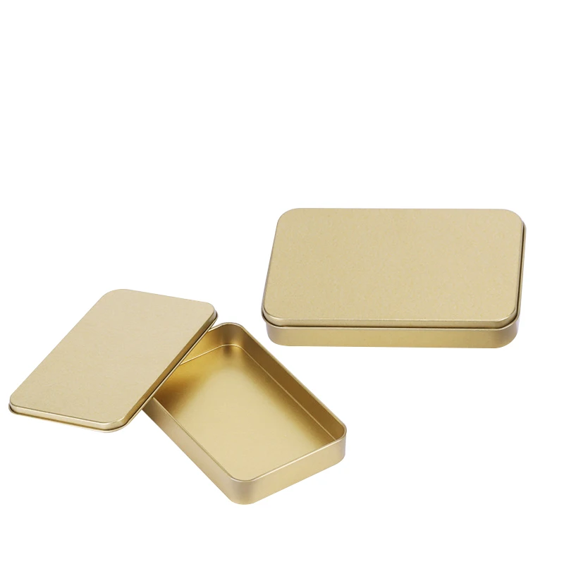 Popular design square shape tin can metal gift box biscuit and cookie tin can