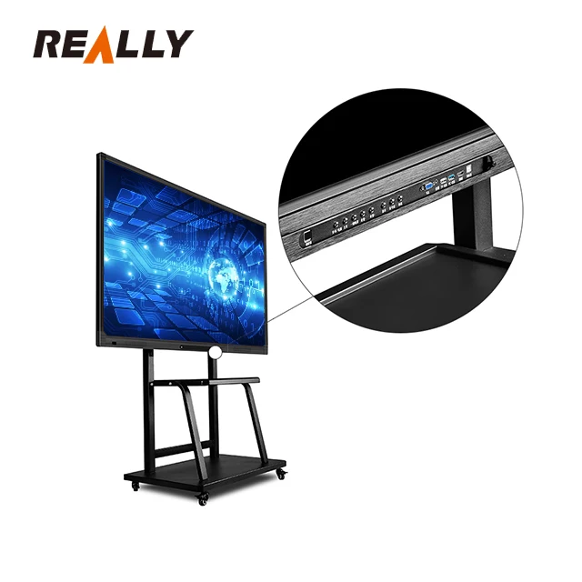 
Customzied 65 Inch Smart Digital LCD Whiteboard FHD Multi Interactive Writing Board for Home Using 