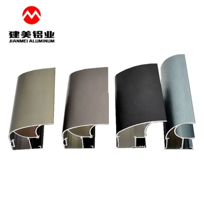 Shandong Jianmei Extrude Kitchen Cabinet Aluminium Profile G Shape Handle Aluminum Handles