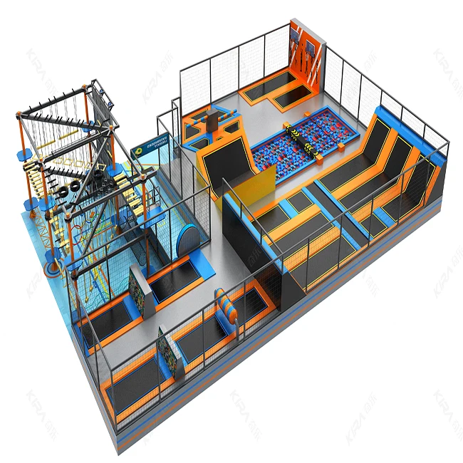 Новый дизайн, безопасный профессиональный коммерческий цветной детский батут для продажи