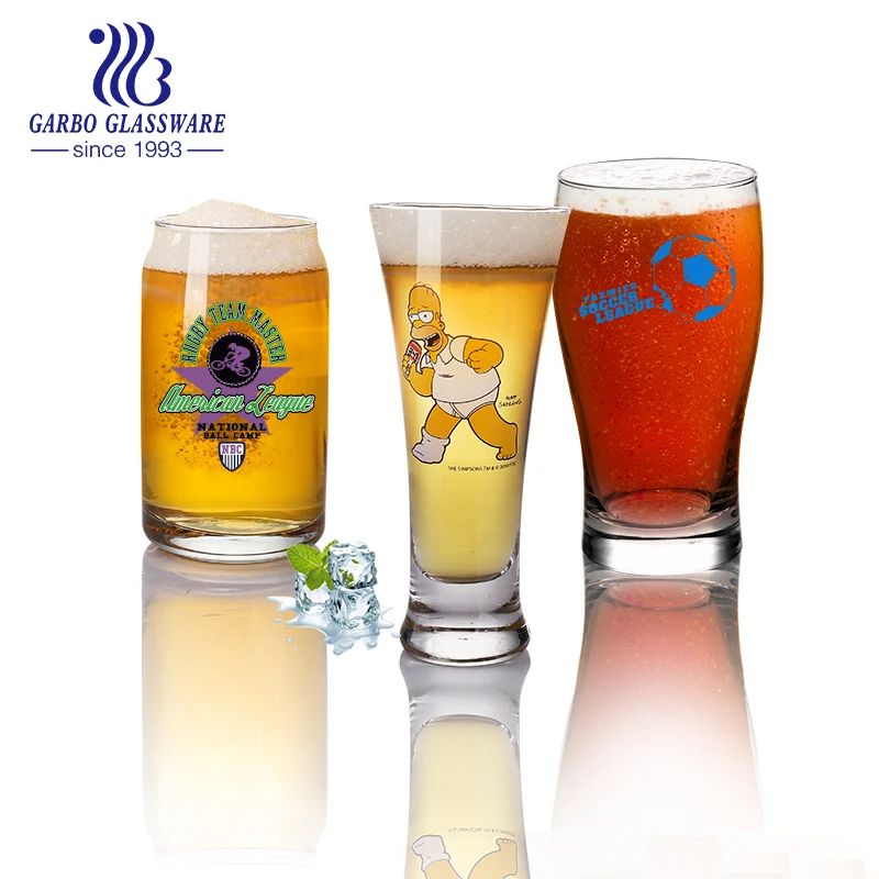 China factory promotion Pilsner pub IPA beer cups soda can 20oz beer glass cup for party use