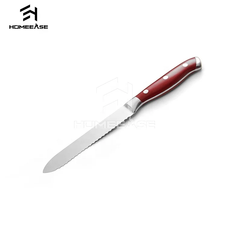 
china promotional 3pcs stainless steel different size vegetable fruit meat service kitchen knife sets 
