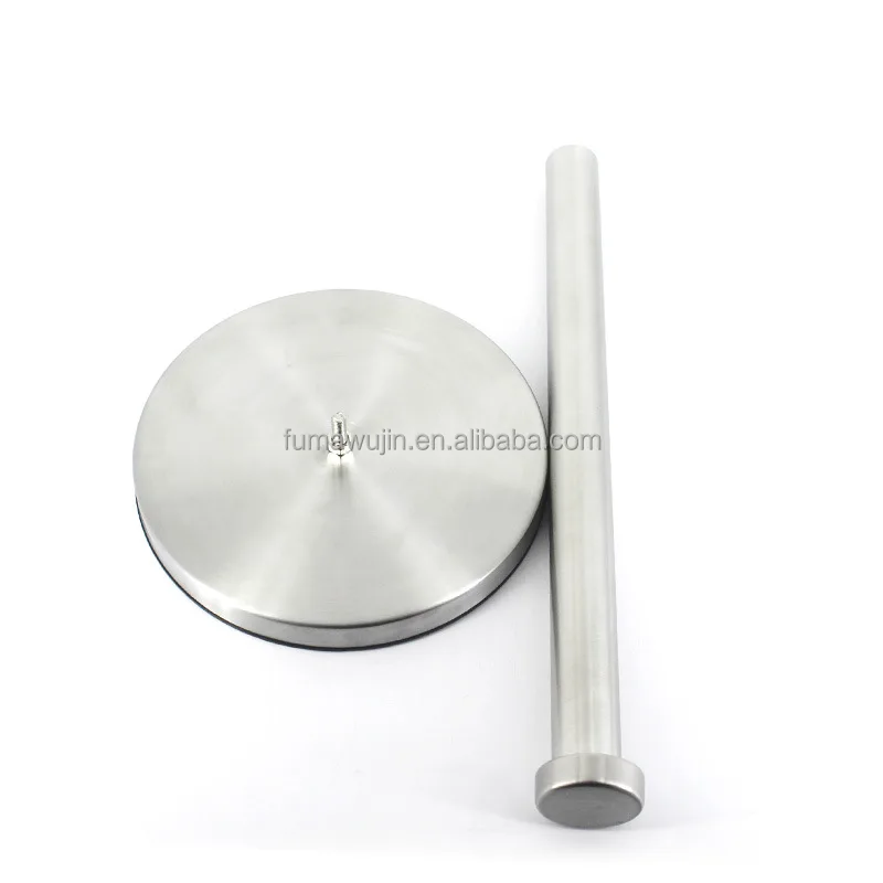 Stable Suction Cups Kitchen Tissue Holder Kitchen Paper Roll Holder Standing Toilet Paper Dispenser