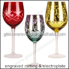 electroplate glass goblet