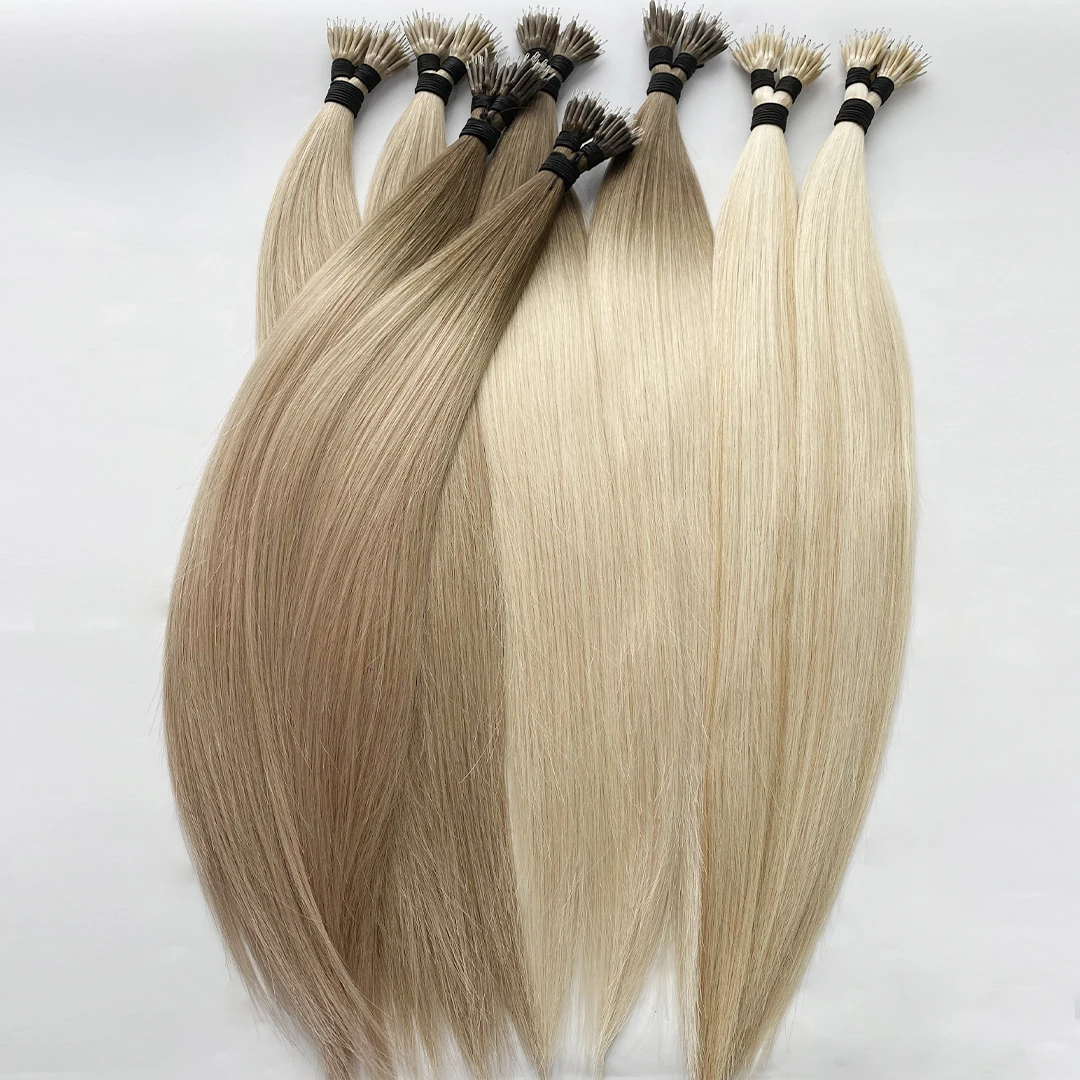 Top Quality Easy To Install Invisible Micro Link Beads Blonde Nano Ring Hair Extension