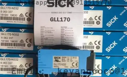 SICK Fiber Optic Amplifier WLL170-2N132/2P162/2N162 GLL170-N332/P332 WLL180T-N432/L432/M432/E232 GLL170T-B432