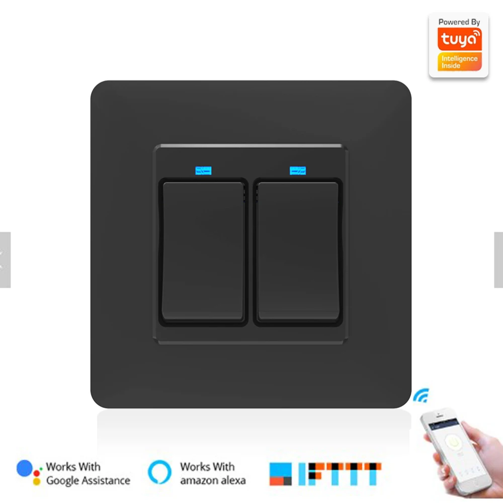 SHUWEI Beijing Smart Home Wireless Light Electrical Wall Push Button Switch UK Multi Control