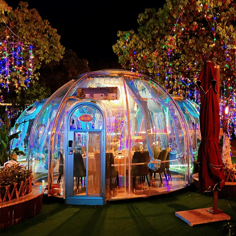 New Product 2024 Transparent Prefab Dome House  Bubble Dome Room