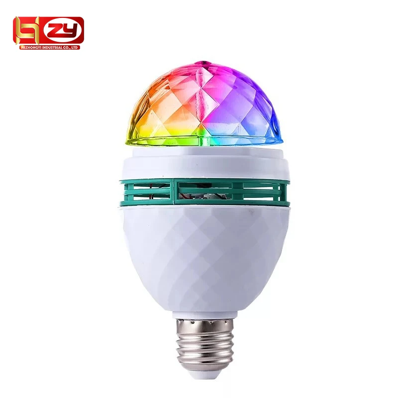 Мини 3 Вт цветная Автоматическая вращающаяся RGB Светодиодная лампа сценический свет эффект для вечеринки 85265 диско хрустальный волшебный шар Клубные DJ