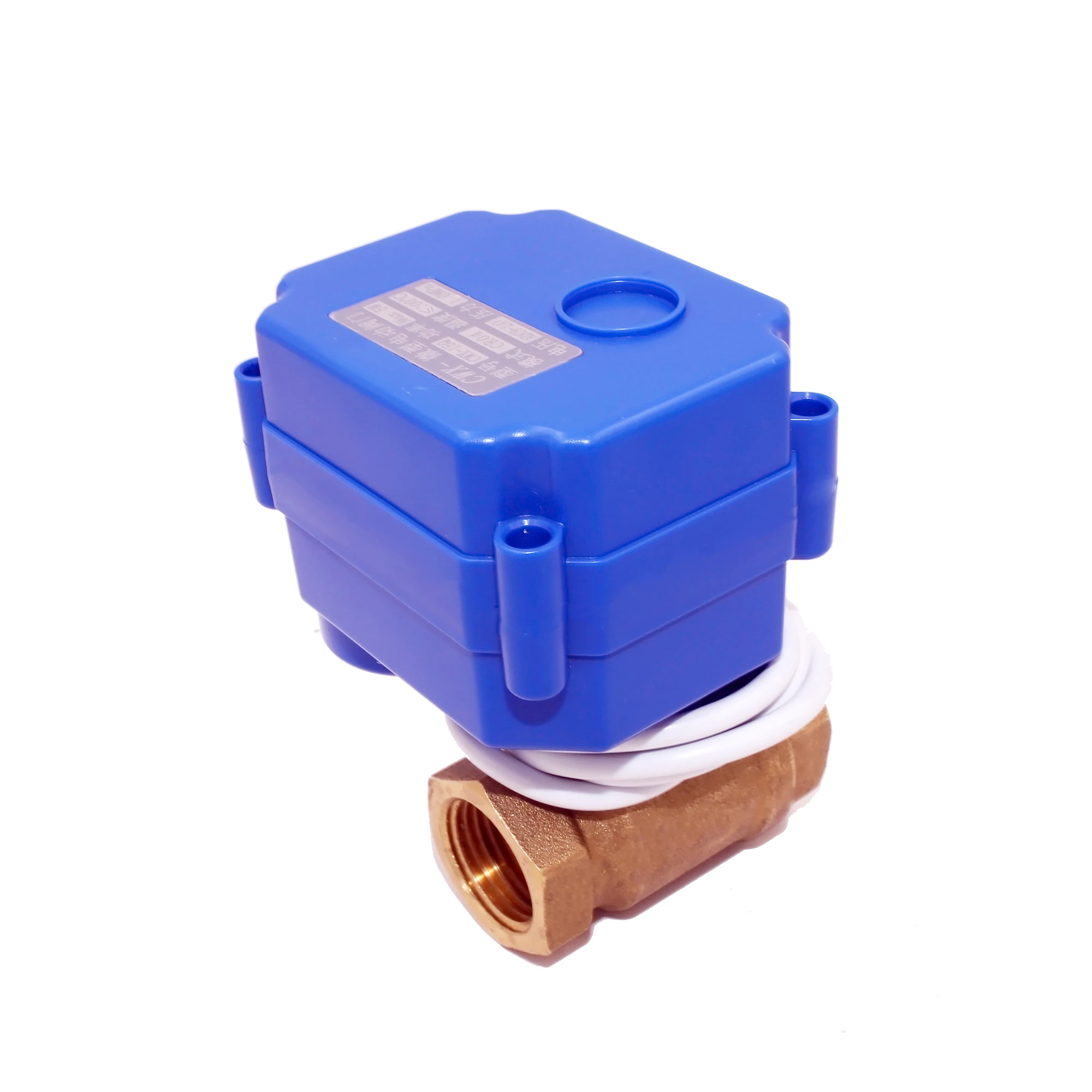 Stainless Steel Threaded Electric Motorised Ball Valve with 5v 3.6v 12v 24v 110v 220v DN15 DN20 DN25