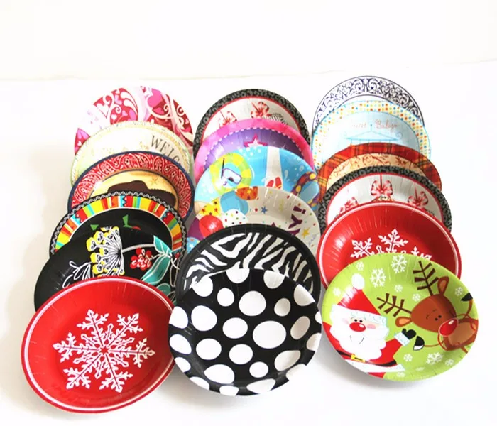 Wholesale Party Cup Plate Napkin Dinner Plates  Manufacturer Cheap Bulk Wedding Decoration Disposable Paper Plate