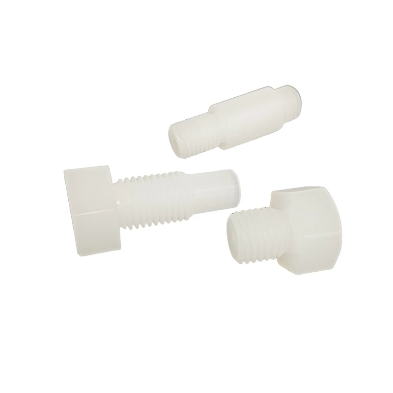 Hexagonal Head Screws Nylon 6.6 Plastic polypropylene Segment Bolt Nut Hexagon Bolt Screw Track Bolt Nut