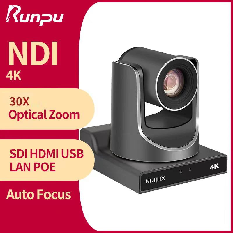 USD682 Free Ship VX63AL-N 30X Optical Zoom NDI HX POE 4K PTZ Conference Camera SDI hd mi lan usb poe Broadcast Live Streaming