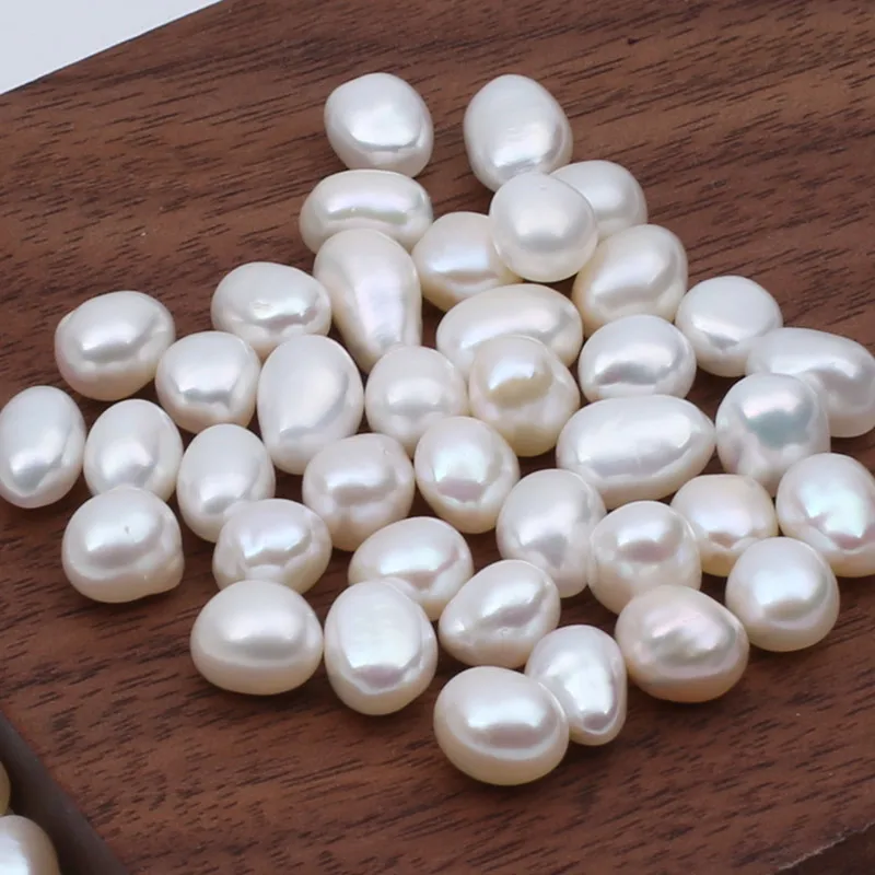 No hole can drill free sample 7-8 mm AAA top quality loose freshwater nugget pearl