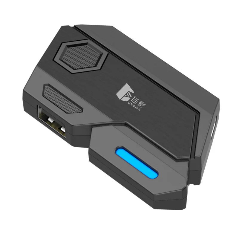 RGB Клавиатура Мышь Комбинированный беспроводной конвертер с клавиатурой одной рукой игровая мышь 4 в 1 игровой комбинированный пакет