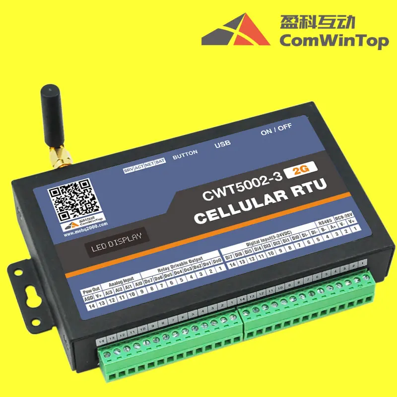 Industrial Iot M2M Telemetry Modbus 3g Sms Gsm Gprs Wifi SCADA Rtu Controller Module Modem Gateway Device With Oled