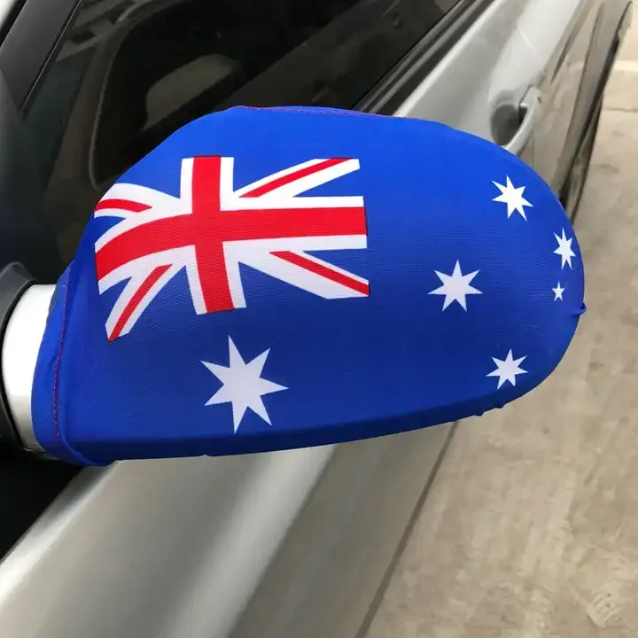 Novelty World Country Car Wing Mirror Flag Car Side Mirror Cover  for Car Decoration