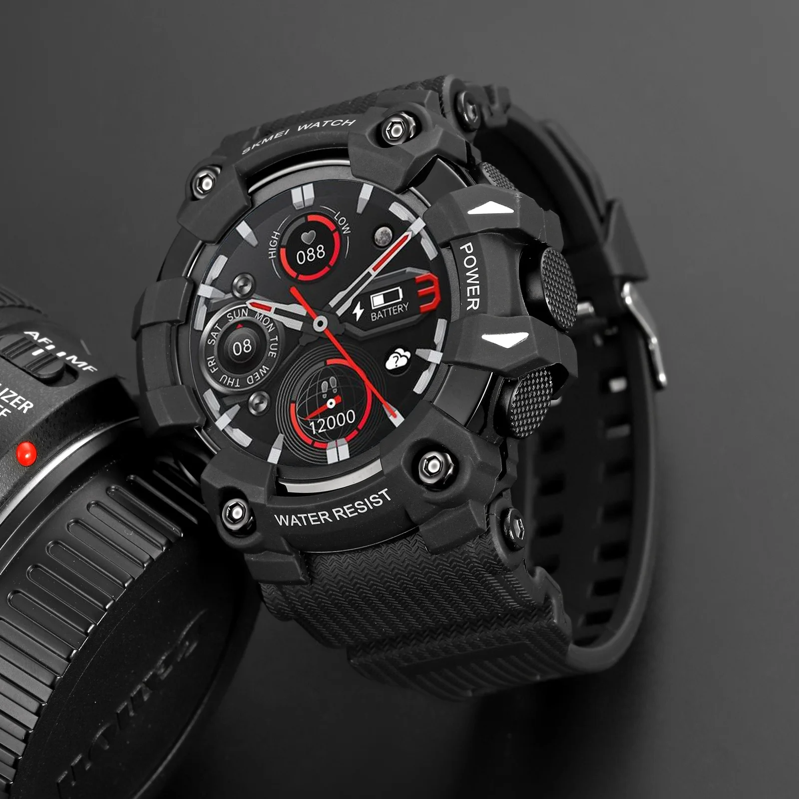 Reloj Digital Skmei S231 Men Smart Watch Waterproof Pedometer Calorie Blood Oxygen Heart Rate Smart Wristwatch