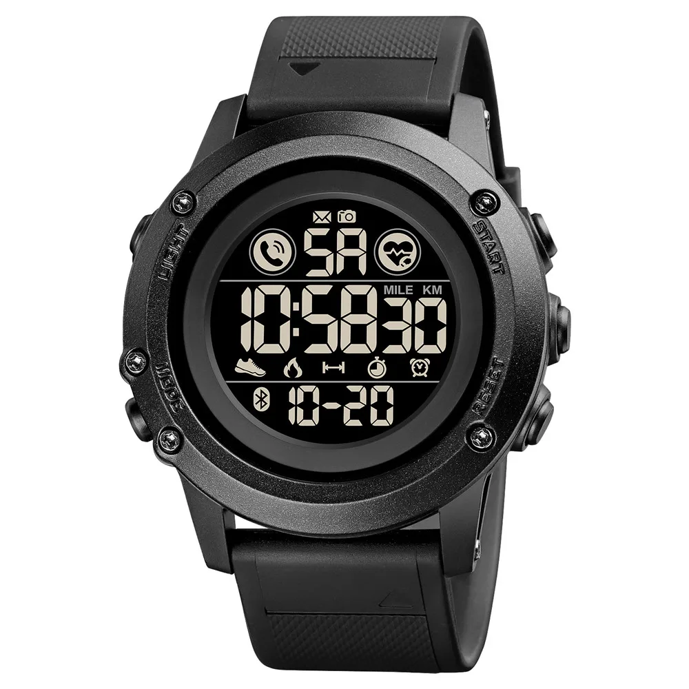 Skmei 1746 SmartWatch Heart Rate Monitor Waterproof Reloj Inteligente Call Remind Sport Smart Watch