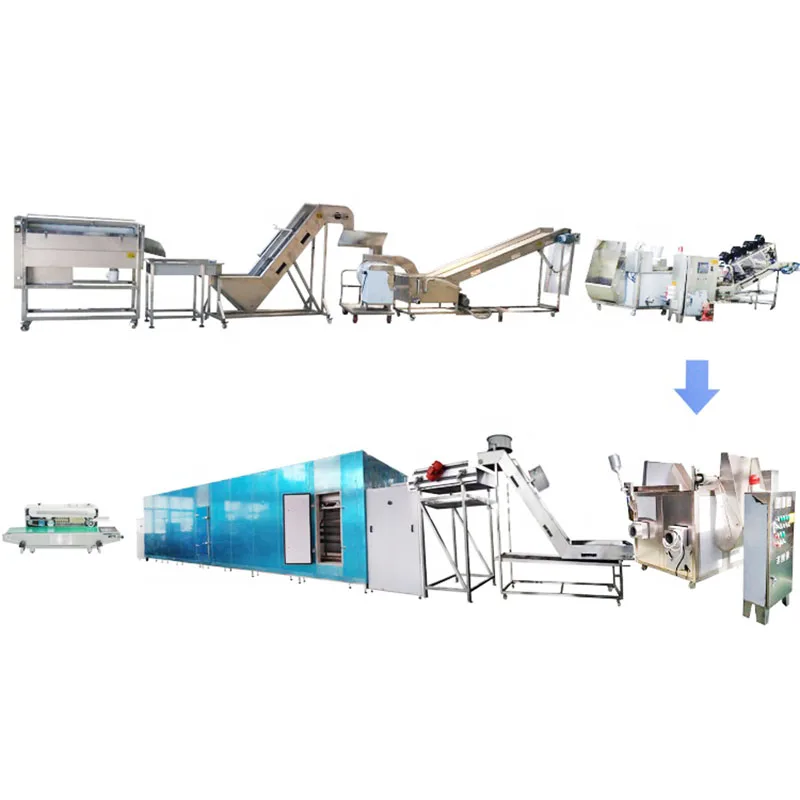 3-year warranty Potato Chips Making Machine Fresh Frozen Scale French Fries Machine Potato Chips Production Line