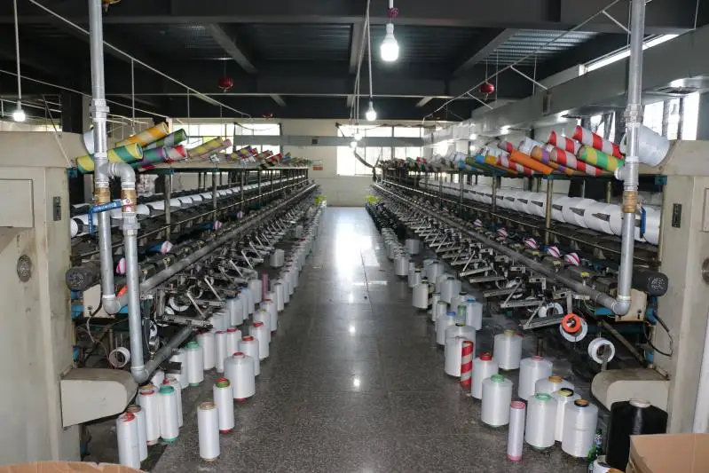 Wholesale best sell 130# elastic latex covered polyester dty latex rubber yarn