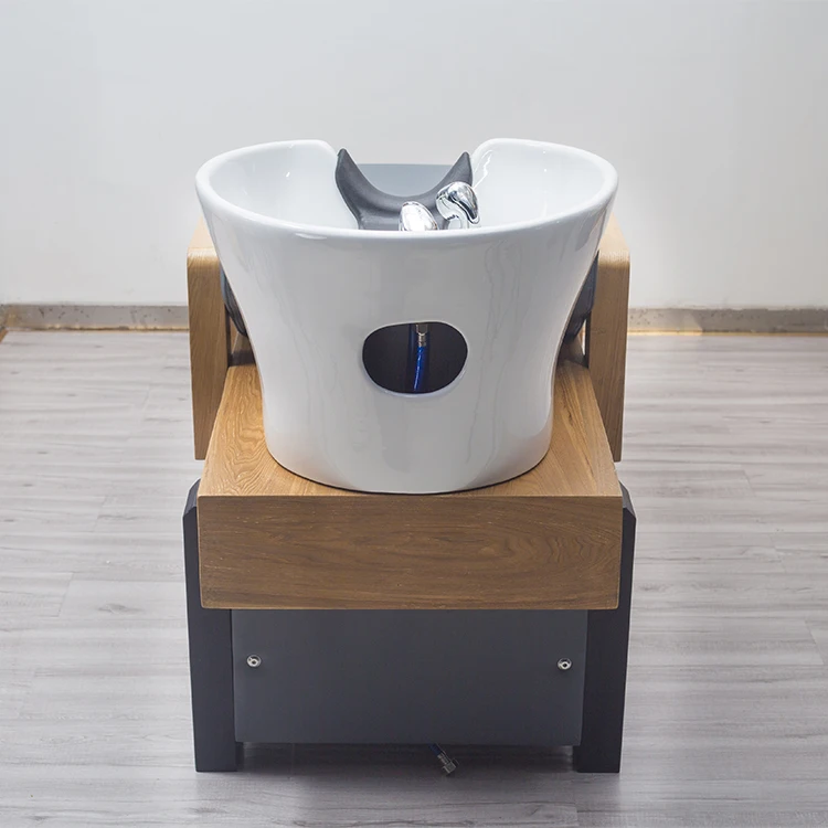 hair salon furniture set shampoo bed shampoo bowl backwash unit