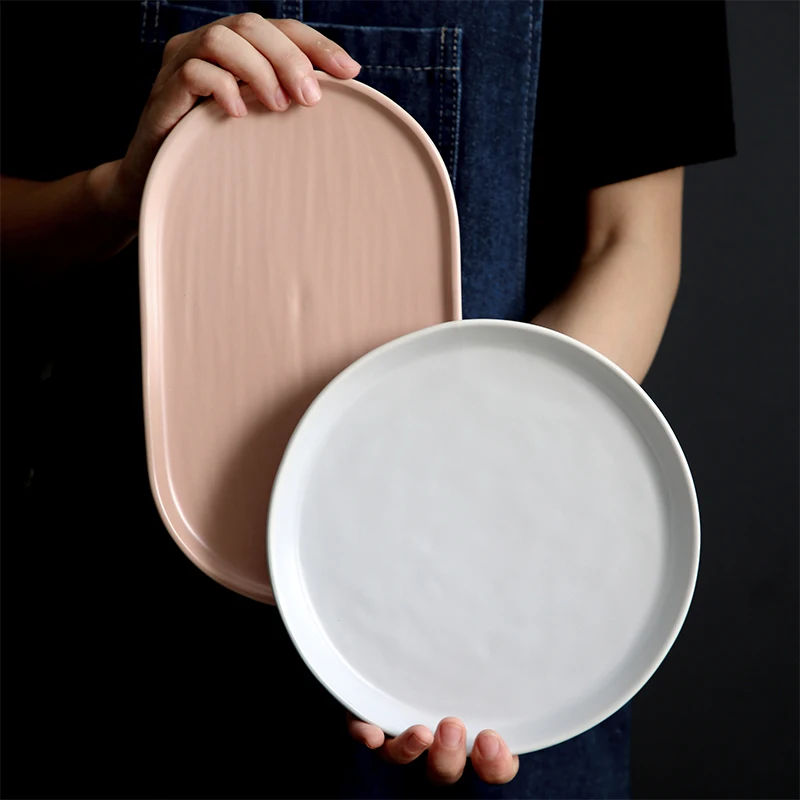 Shopee Hot Sale Stoneware Tableware Set Creative Household Dishes Soup Bowl Salad Bowl Dessert Breakfast Bowl Wholesale