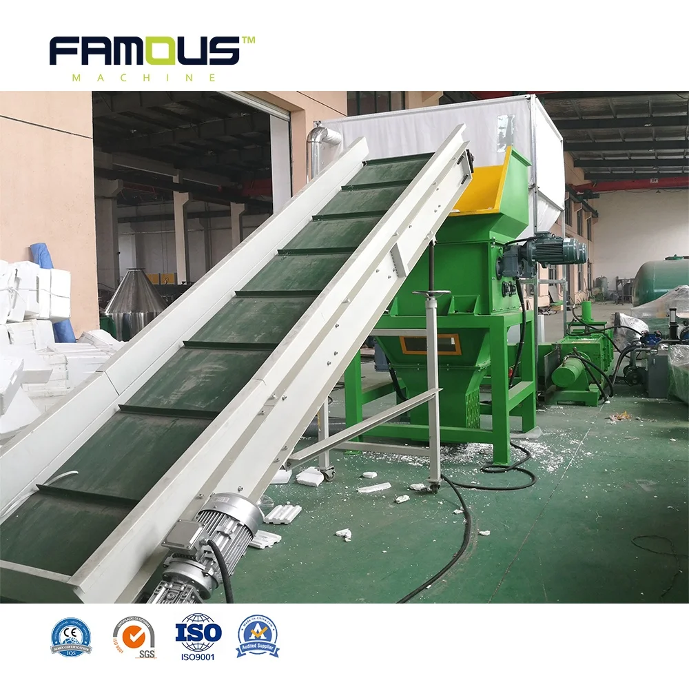 Best Quality Low Price High Capacity EPS Cold Compactor Foam Recycling Making Block Machine