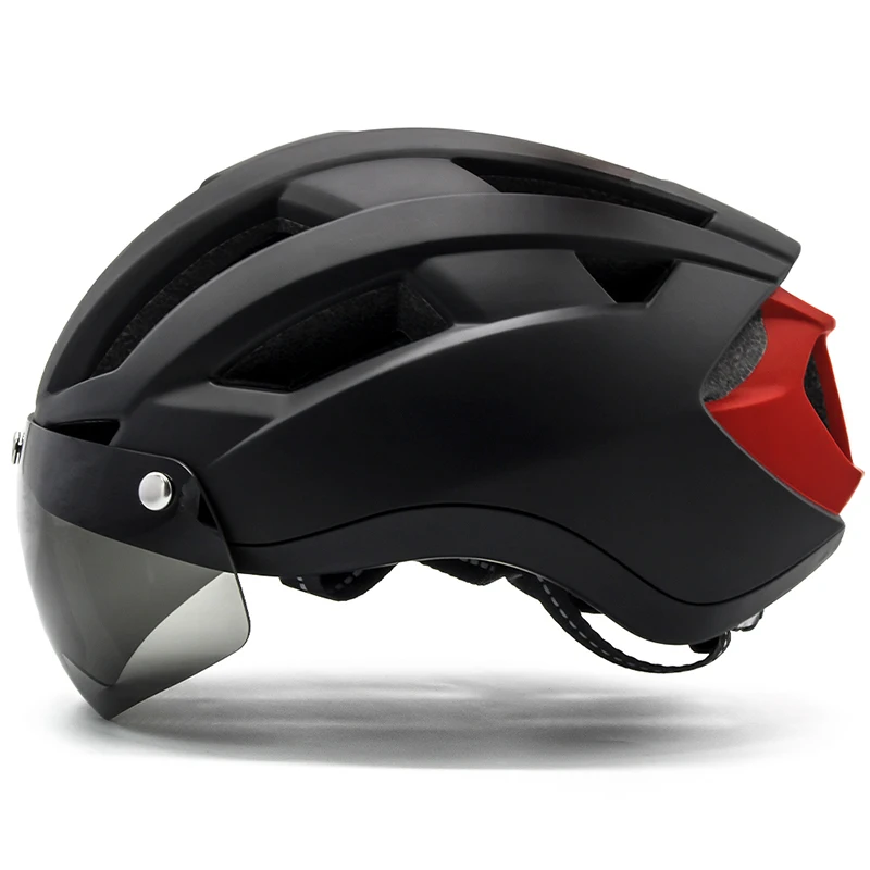 2022 Relee Quality Oem/Odm Smart Taillight Cycling Helmets With Lights Open Face Safety Personal Protective Bike Helmet Adult