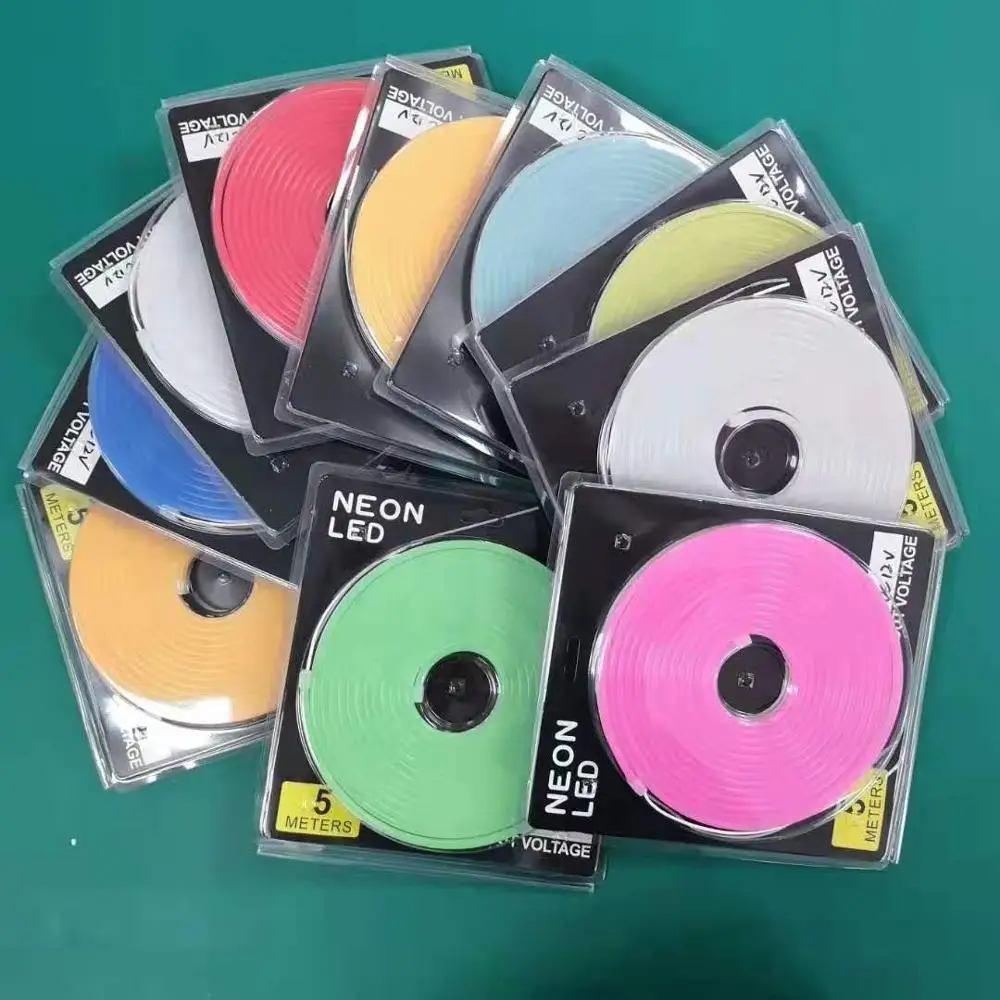 High quality DC12V silicone waterproof smd 2835 120led/m led neon flex light strip for outdoor deciration