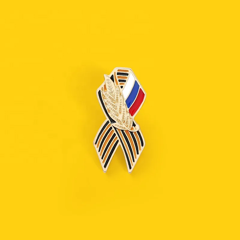Индивидуальная ковбойская брошь из сплава лаковая в форме пшеницы значок аксессуары для воротника оптом