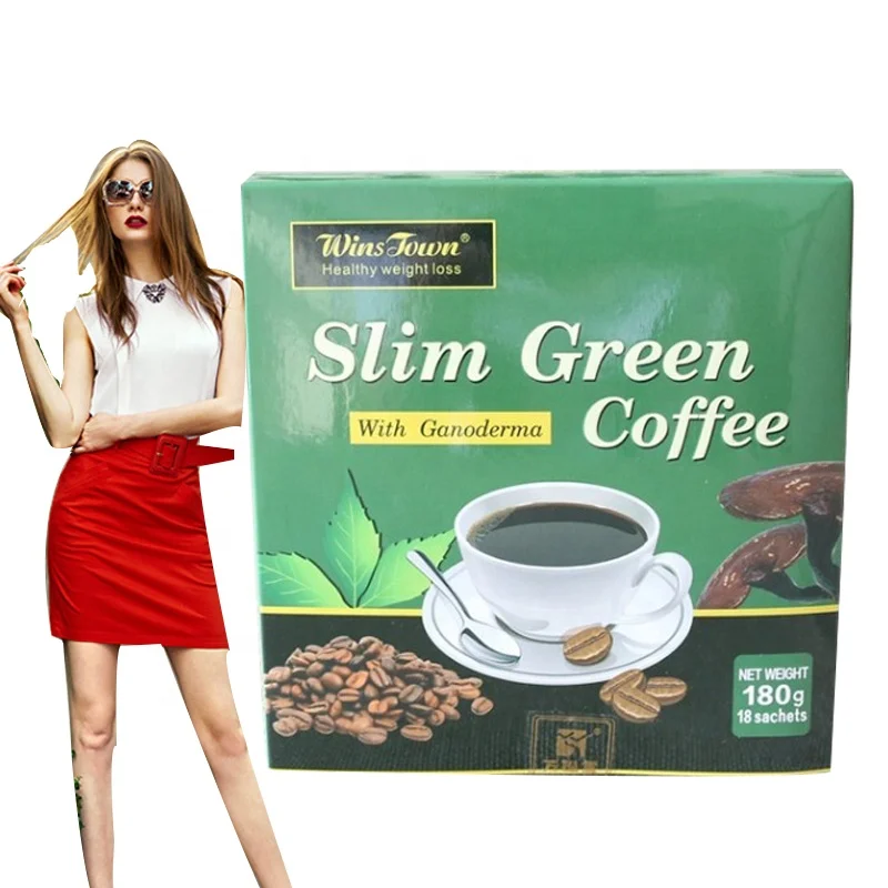
Wansongtang Slimming green coffee with ganoderma private label 3 in 1 weight loss instant coffee 