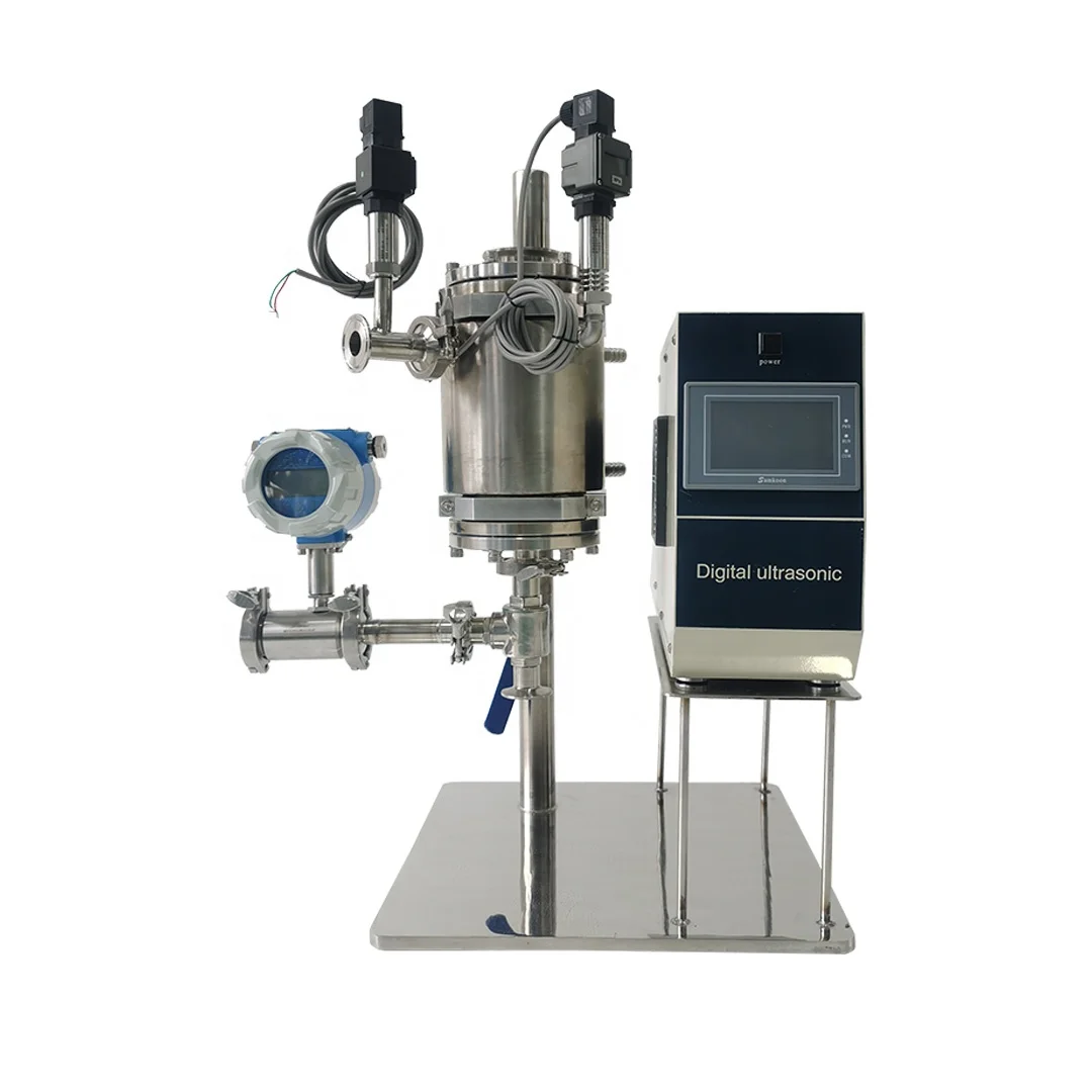 ultrasonic homogenizer chemical nanoemulsion  extractor equipment ultrasound essential oil extracting machine