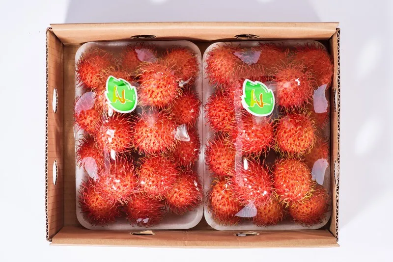 28-35 штук/кг картонная коробка общего типа для выращивания, упаковка, сладкий вкус, Rambutan, экспорт из Вьетнама