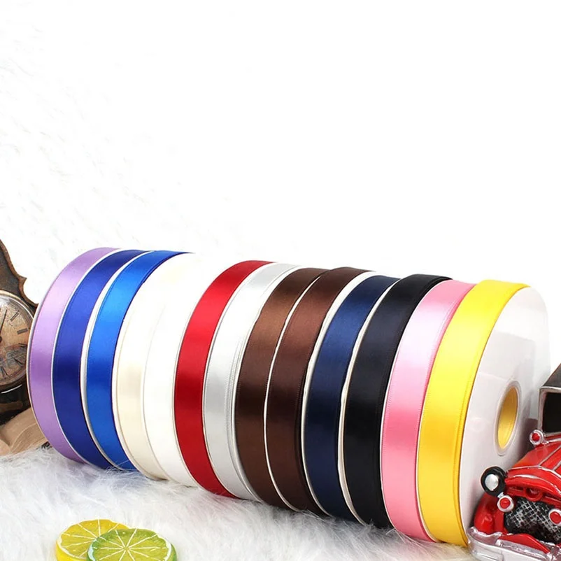 wholesale 100 yards 1 1/2 40mm single double-sided satin ribbon  4cm pure silk gift ribbons polyester satin ribbon roll