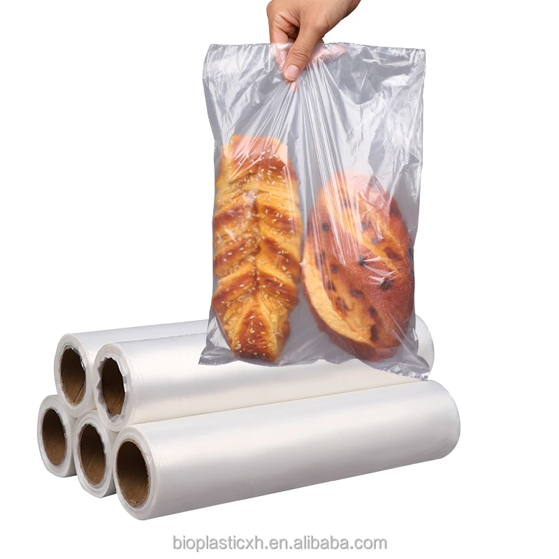Custom printed extra thick compostable produce bags heavy duty fresh produce packaging bag for fruits and vegetables