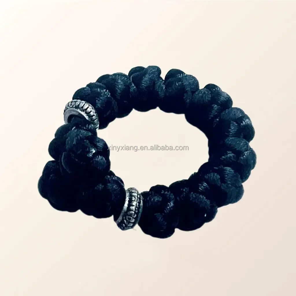 Factory Wholesale Traditional Handmade Prayer Rope/Ring(12 Knots),Orthodox,Brojanica,Komposkini,Chotki,Fine prayer rope bracelet